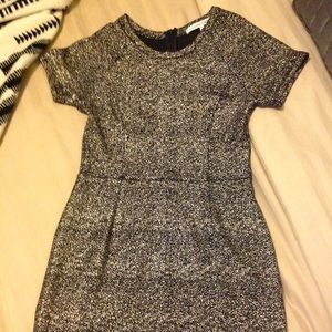 Grey sparkle dress